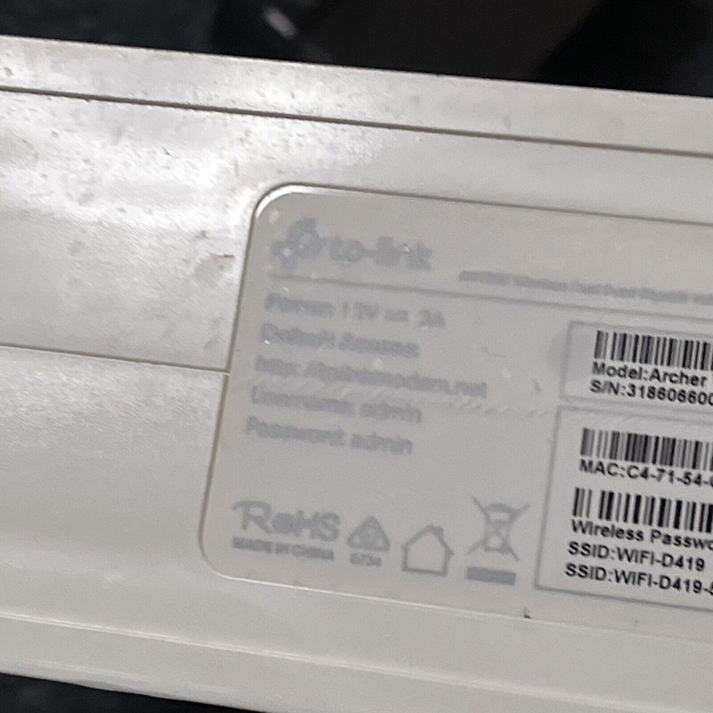 Tp-Link Archer VR1600v AC1600 Wireless VoIP ADSL Modem Router NBN Compatible