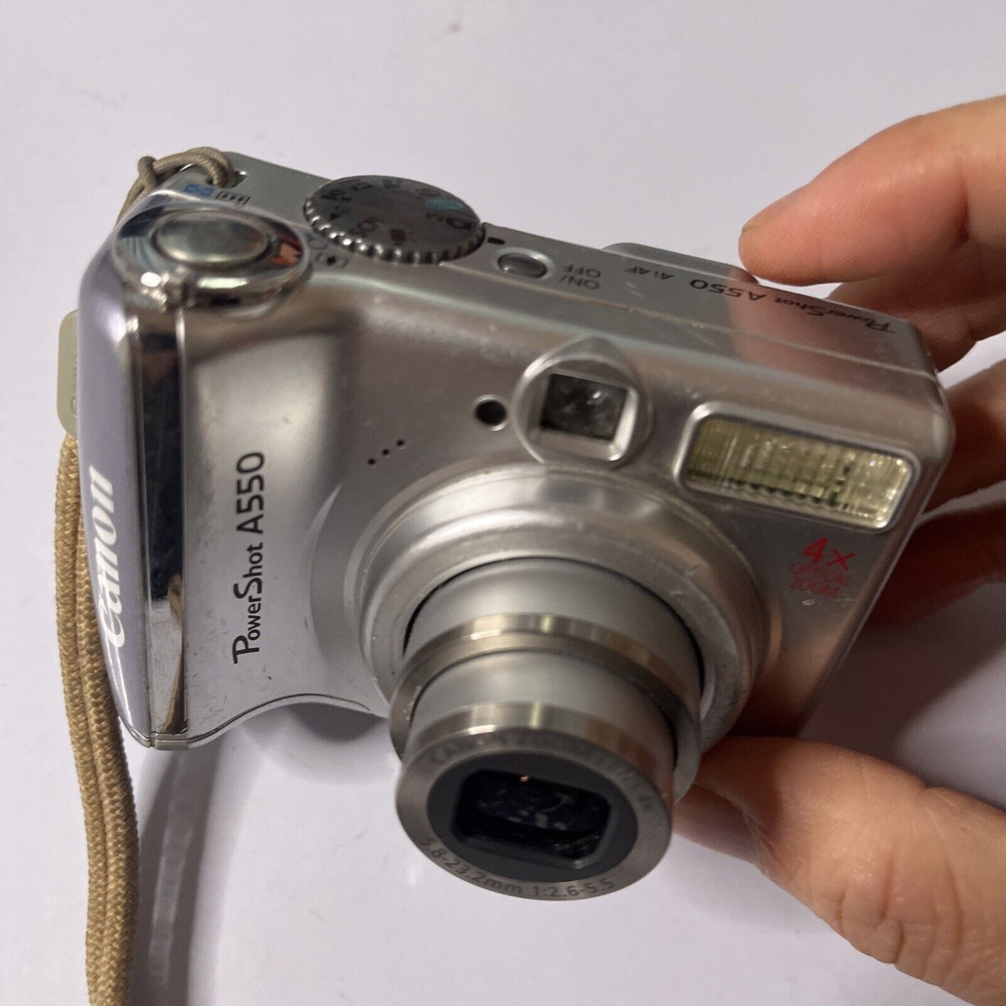 Canon PowerShot A550 Digital Camera 7.1MP *Not Working - For Parts Or Repair*