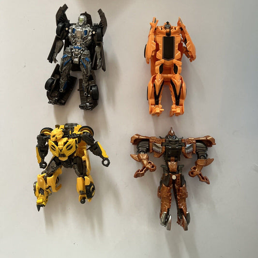 4x Transformers 4.5" Action Figures: Lockdown, 2x Bumblebee, Grimlock