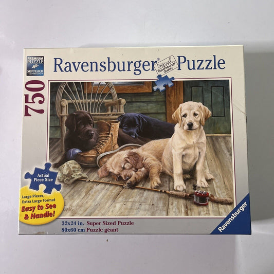 *New Sealed* Labrador Puppies Ravensburger Puzzle 750p 80x60cm