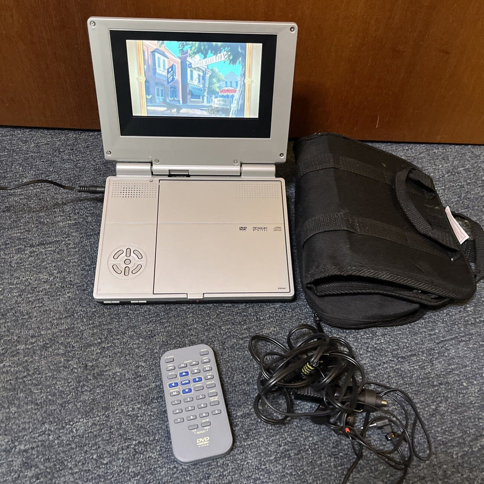 Audiosonic 6.2" Portable DVD Player KM3361 Rechargeable With Adapter R