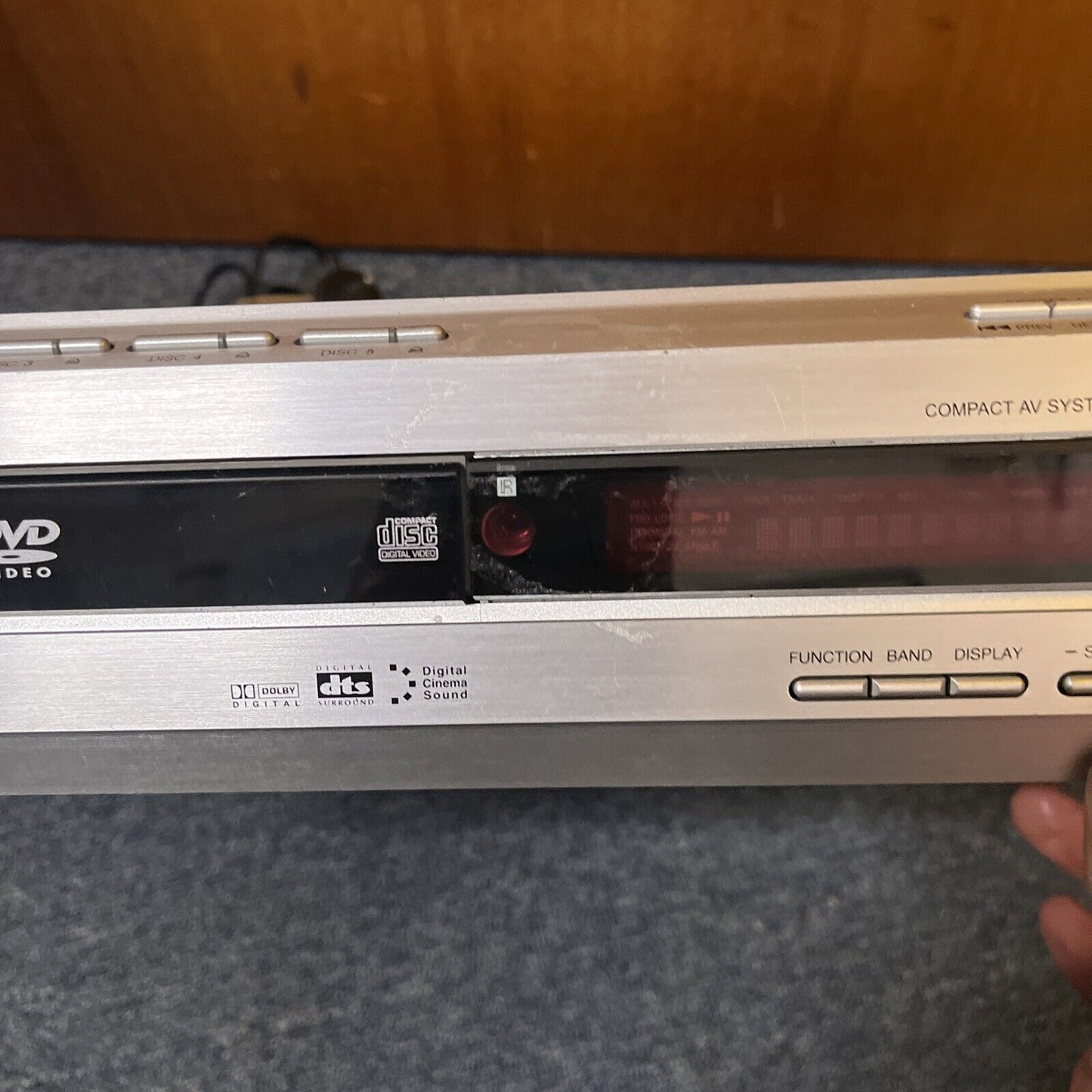 Sony 5-DVD Changer Super Audio CD Player DVD HCD-C450 *For Parts Or Repair*