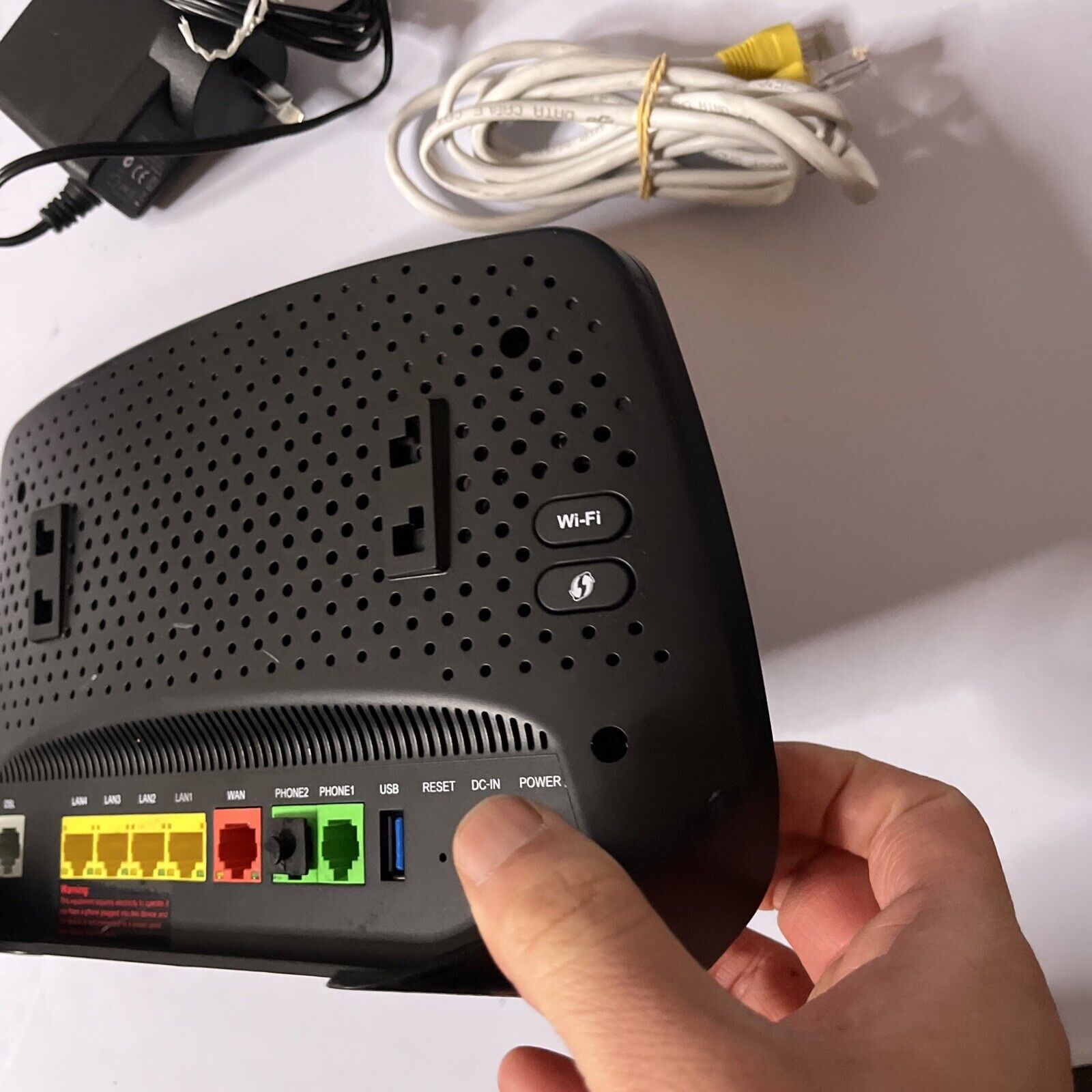 OPTUS Gateway F@ST Wireless Modem Router NBN Compatible VoIP 3864V3 HP ...