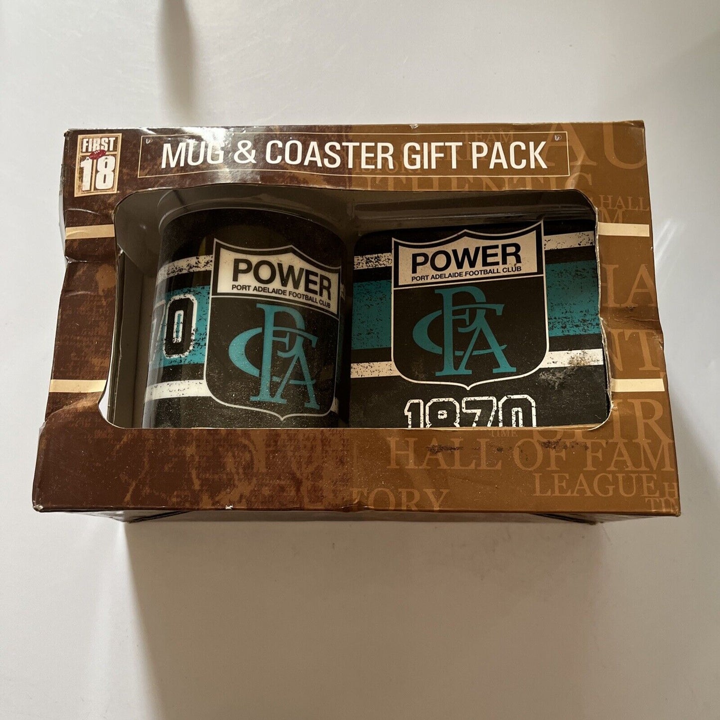 Port Adelaide Power Football Club AFL Mug & Coaster Gift Pack *New*