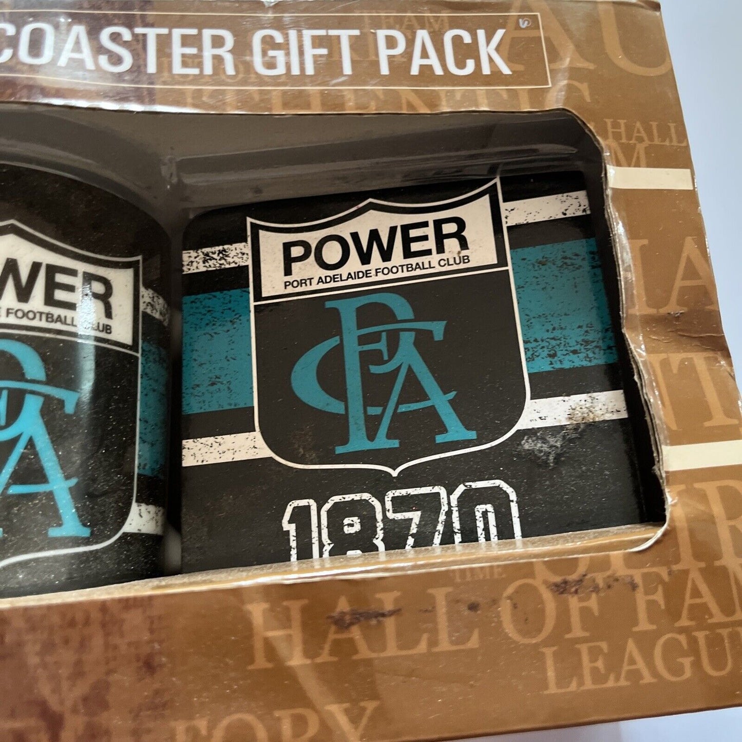 Port Adelaide Power Football Club AFL Mug & Coaster Gift Pack *New*