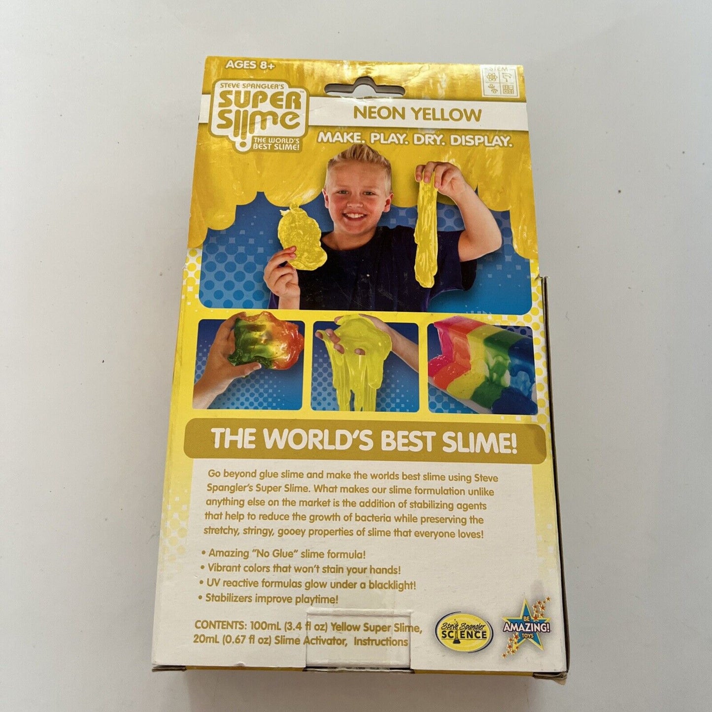 Steve Spangler's Super Slime: Neon Yellow #5330 *New*