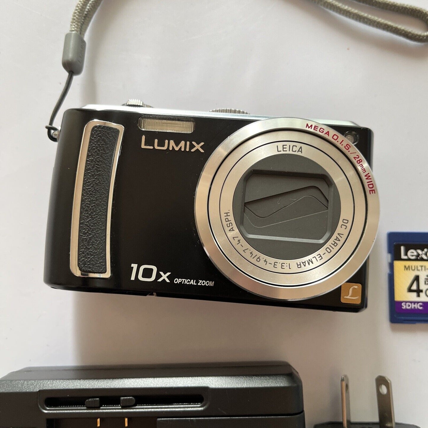 Panasonic Lumix DMC-TZ15 Digital Camera 9.1MP With Charger & 4GB SD Card