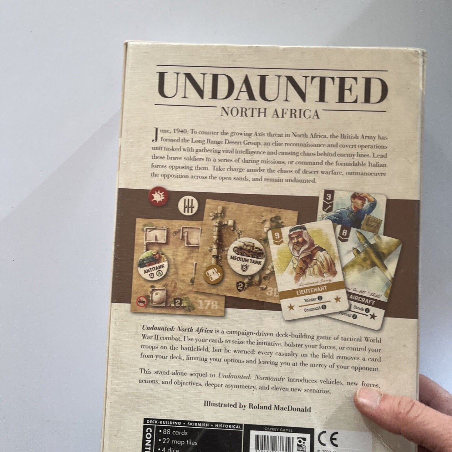 *New Sealed* David Thompson & Trevor Benjamin Undaunted: North Africa Board Game