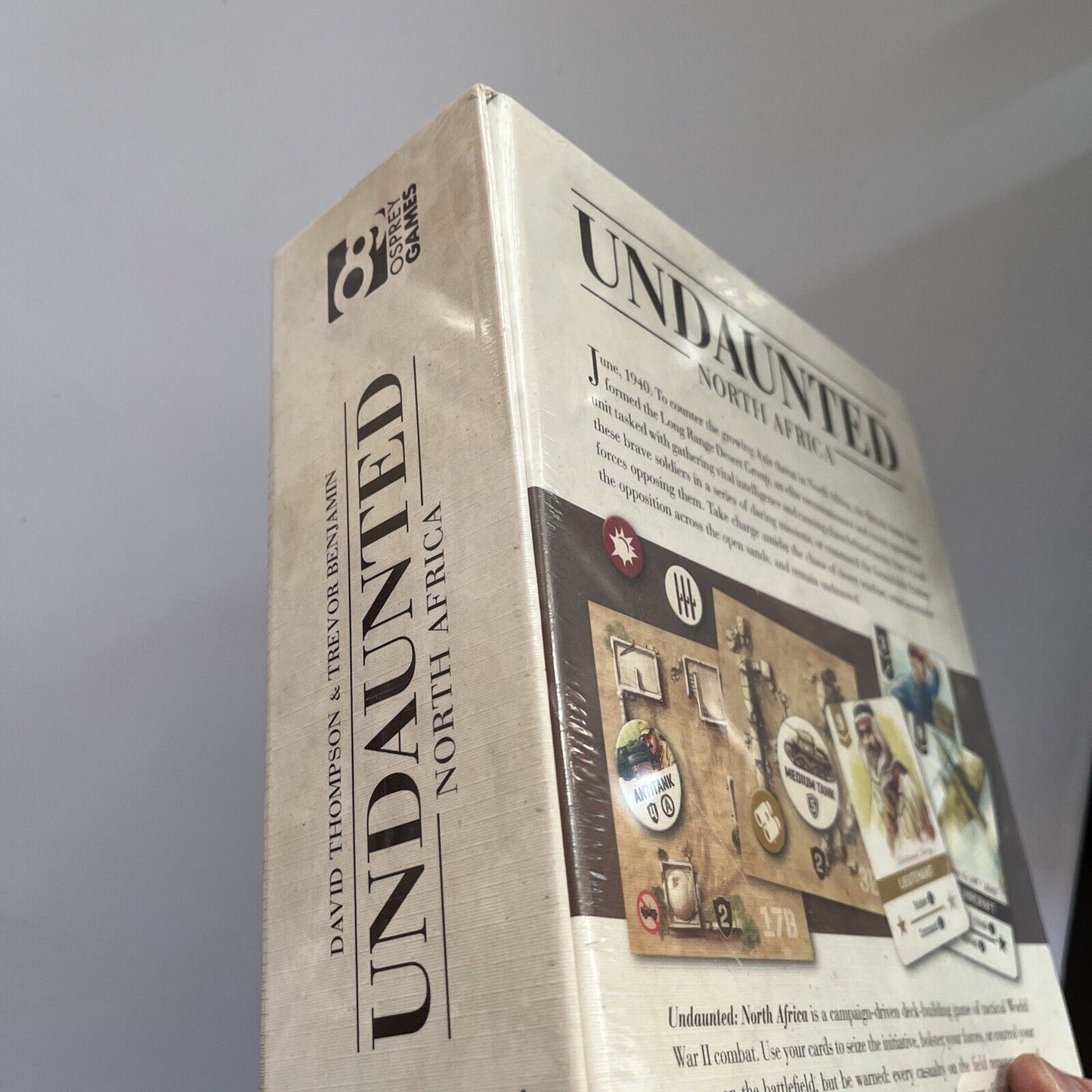 *New Sealed* David Thompson & Trevor Benjamin Undaunted: North Africa Board Game