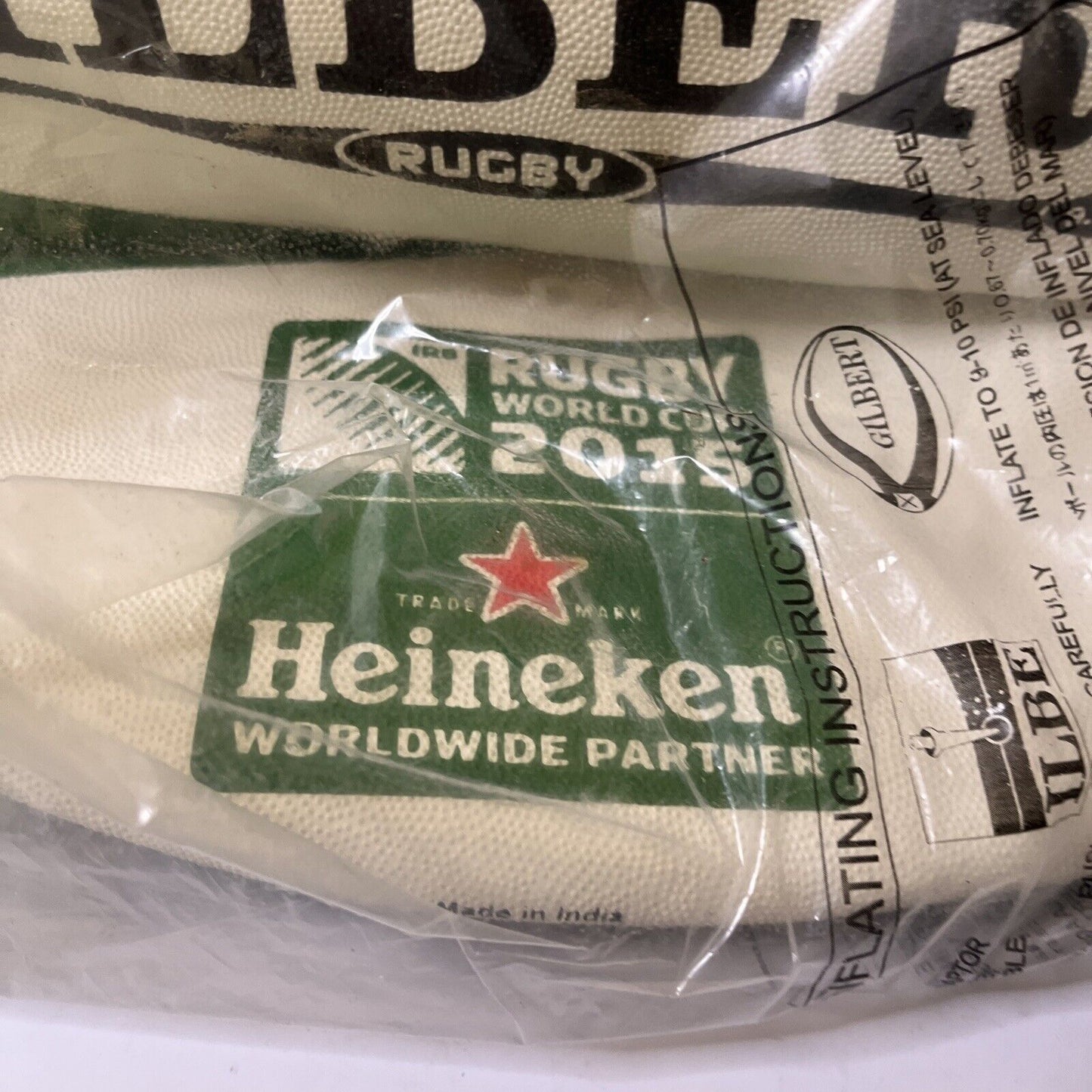 Gilbert Heineken Rugby World Cup 2015 Rugby Ball Size 5