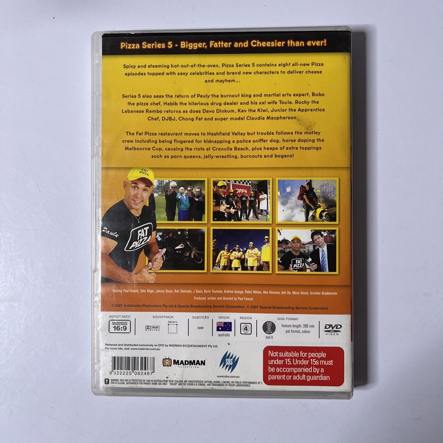 Pizza : Series 5 (DVD, 2006) Paul Fenech, Tahir Bilgic, Johnny Boxer, Region 4