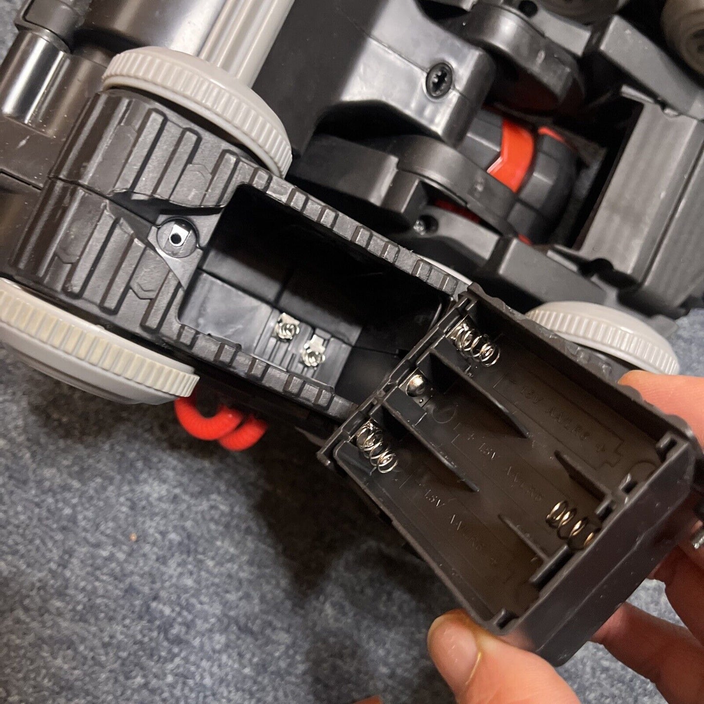 Batman Batbot Red & Black 2013 *Problems Transforming But Lights Up And Sound*