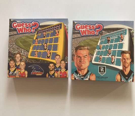 *New* AFL Adelaide Crows & Port Adelaide Guess Who Board Game Limited Edition