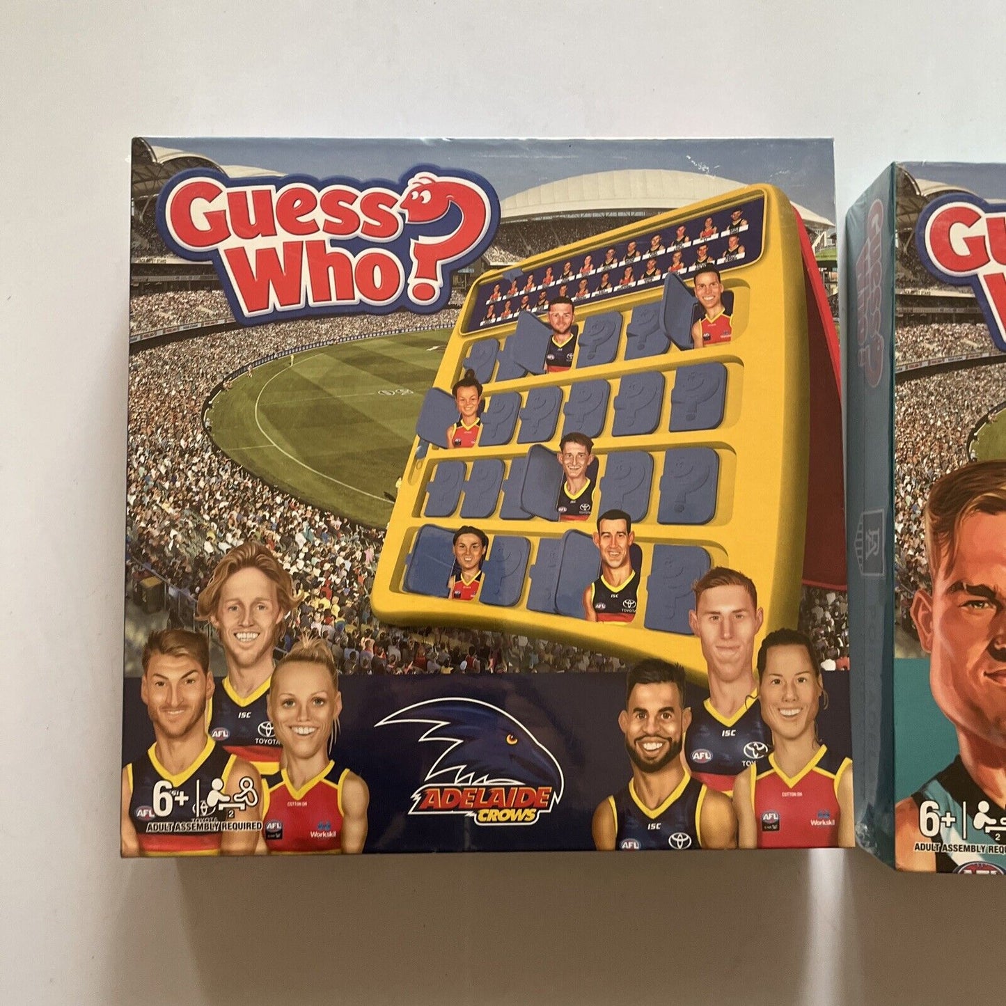 *New* AFL Adelaide Crows & Port Adelaide Guess Who Board Game Limited Edition
