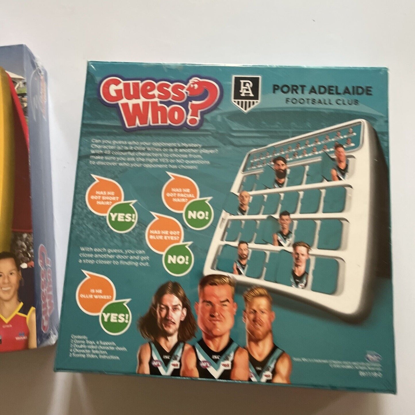 *New* AFL Adelaide Crows & Port Adelaide Guess Who Board Game Limited Edition