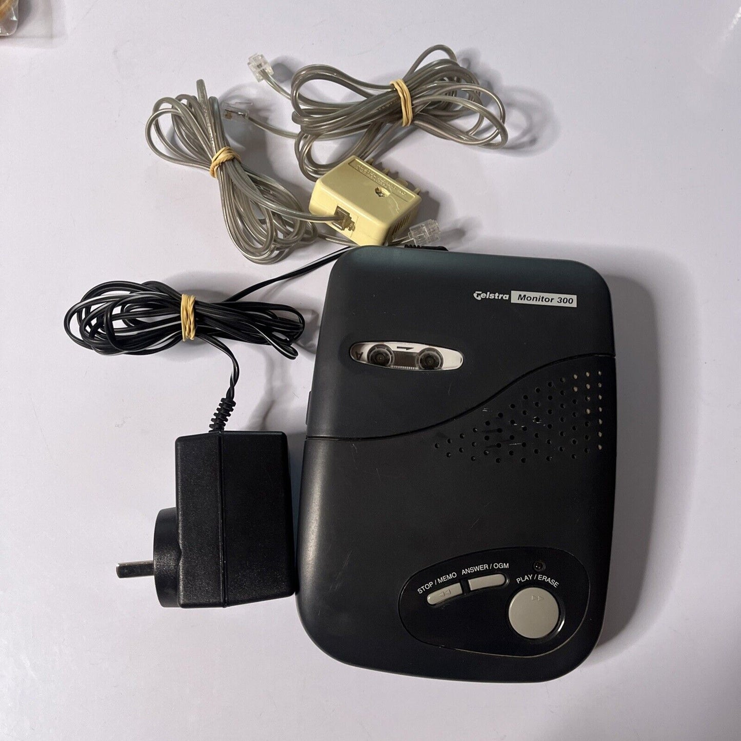 Telstra Monitor 300 MicroCassette Tape Answering Machine Model TA300 Australian