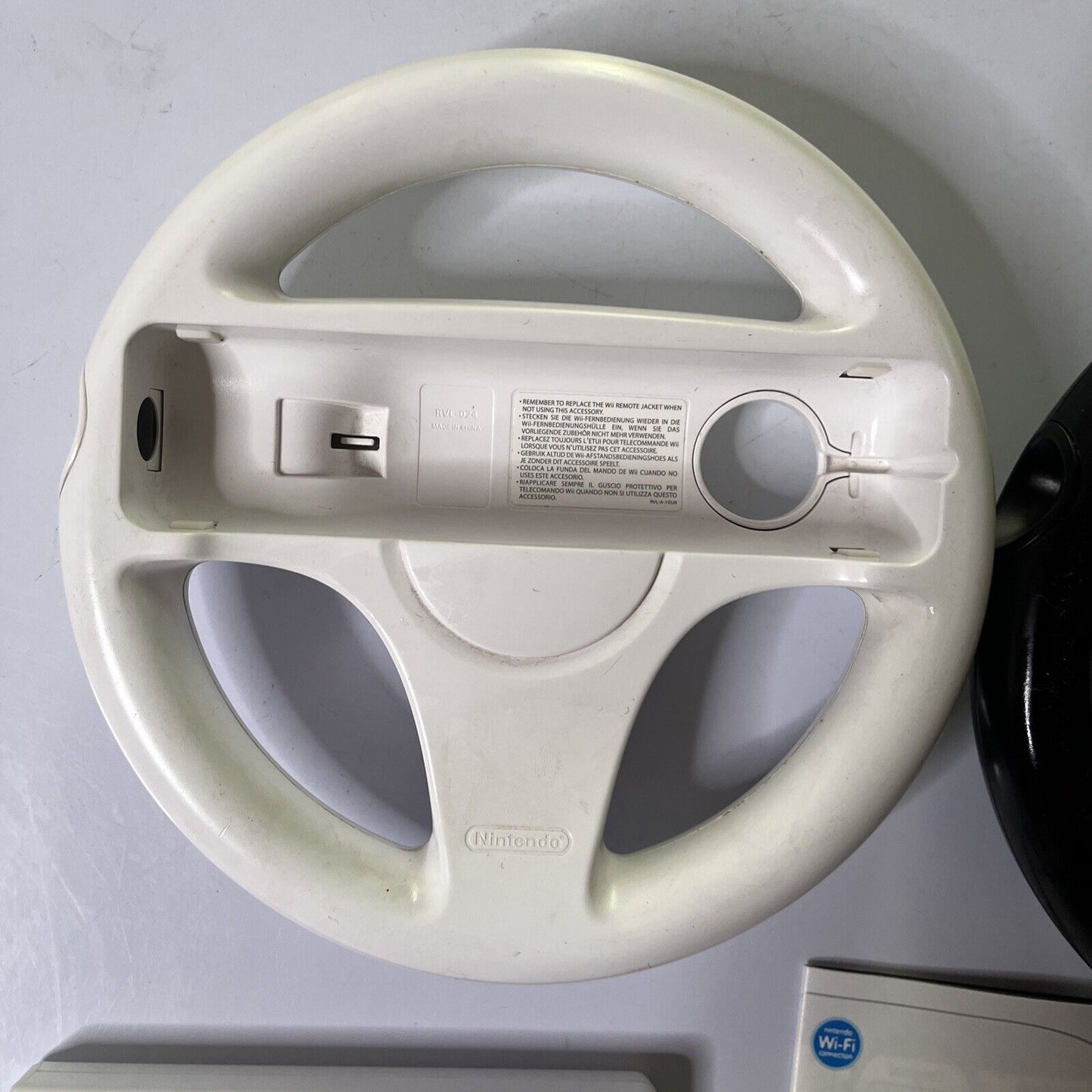 Mario Kart Wii Nintendo Wii Game With 2 Genuine Wii Steering Wheel PAL