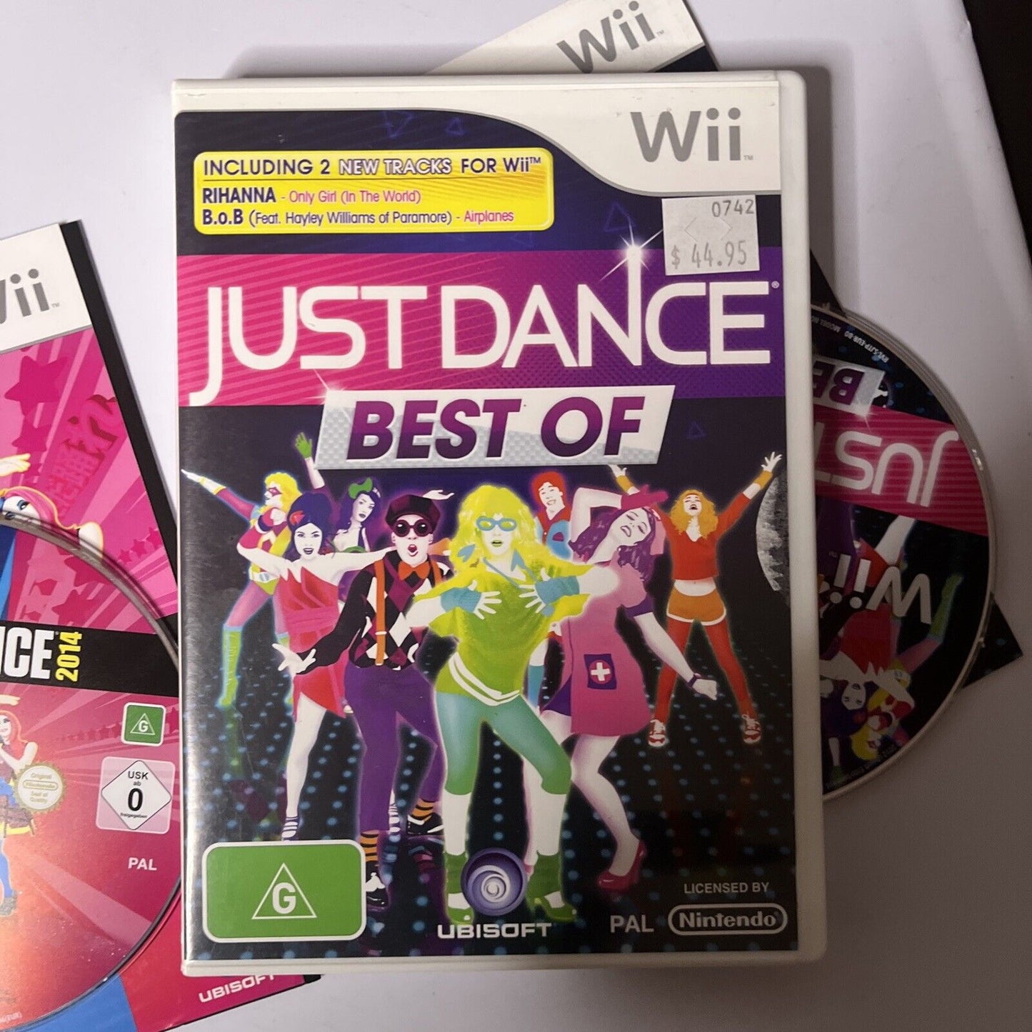 3x Just Dance: 2014, 3, Best Of Nintendo Wii PAL  Manual