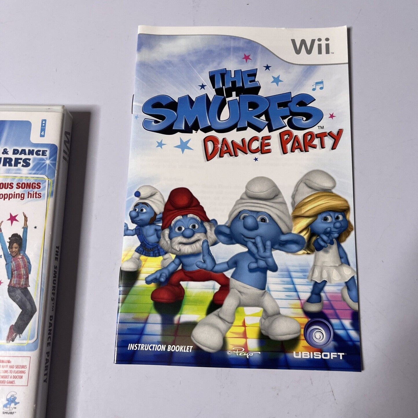 The Smurfs Dance Party (Nintendo Wii, 2011) With Manual PAL