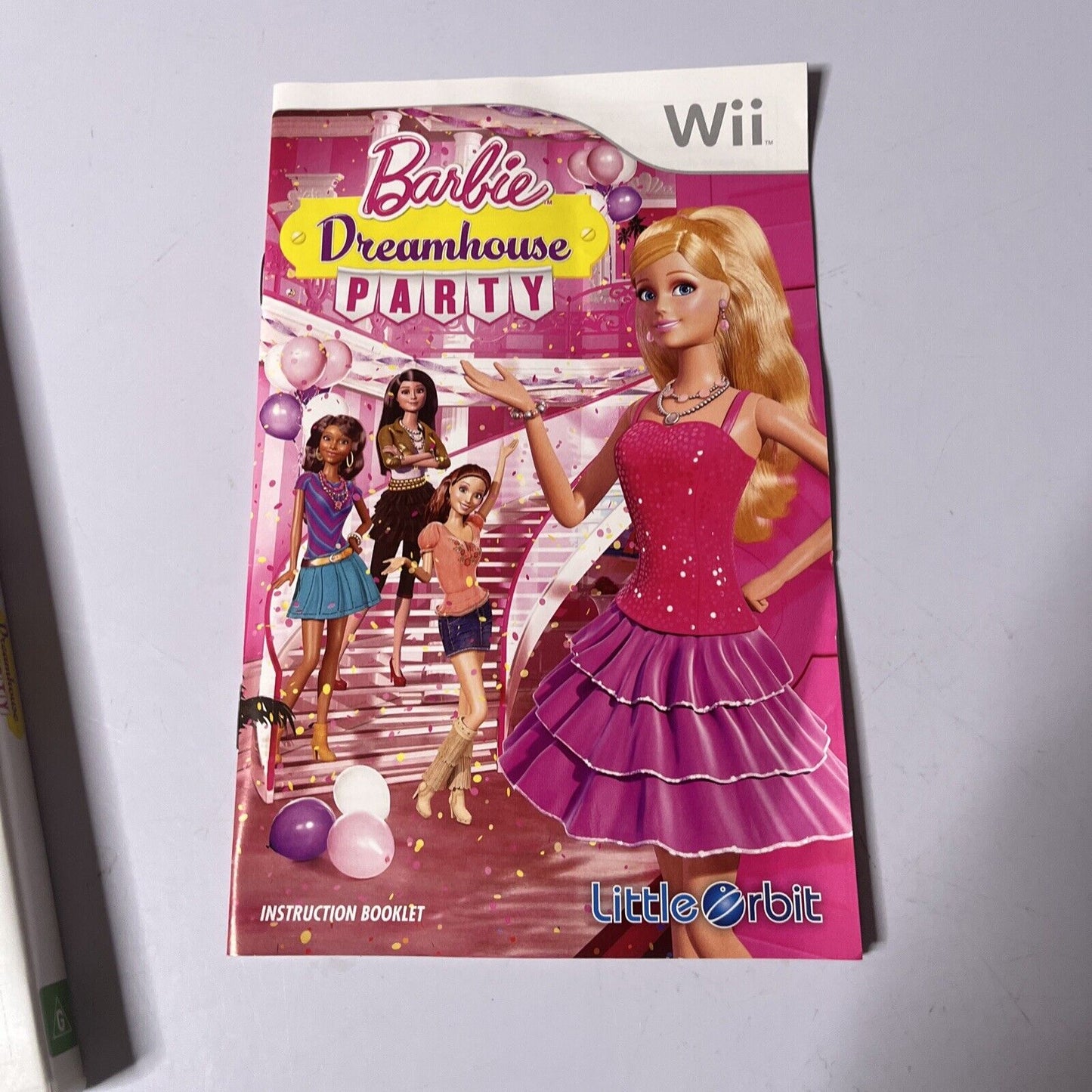 Barbie Dreamhouse Party Nintendo Wii PAL Wii U Compatible With Manual PAL