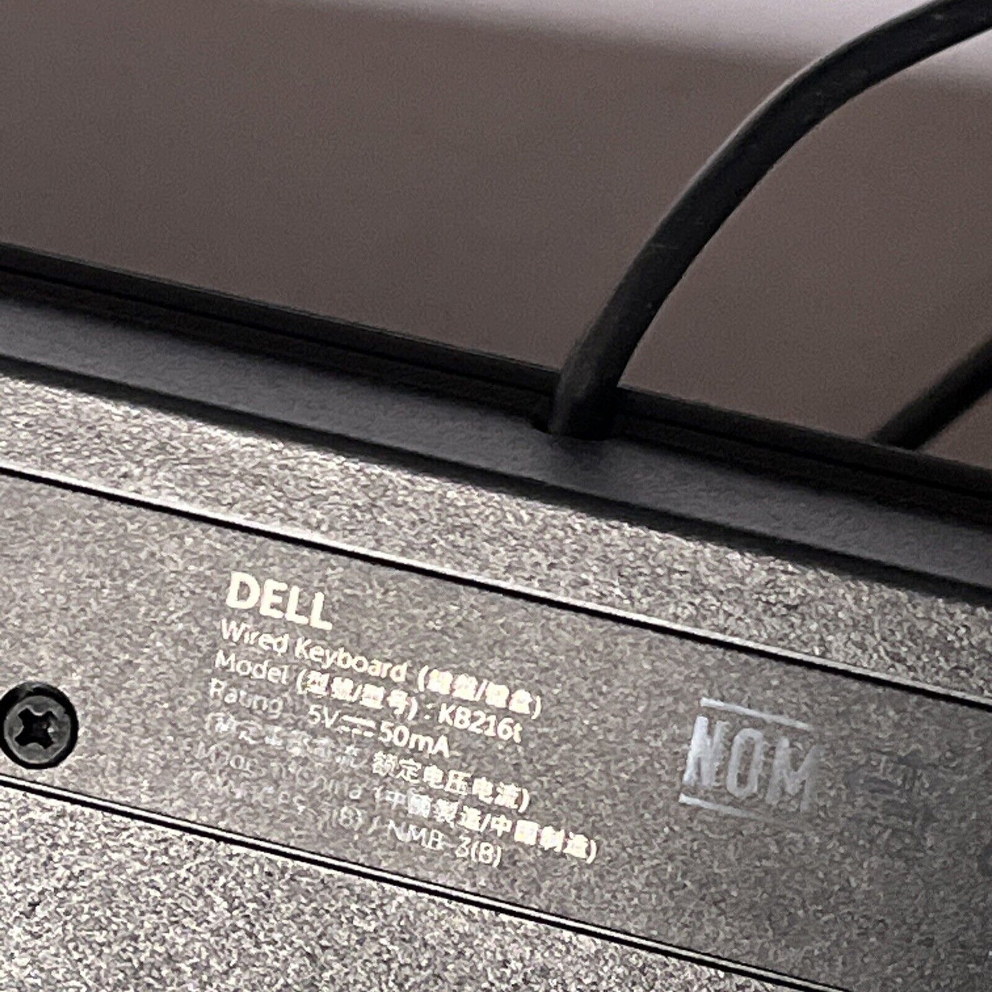 2x Keyboard USB: Dell KB216t & HP KU-1156