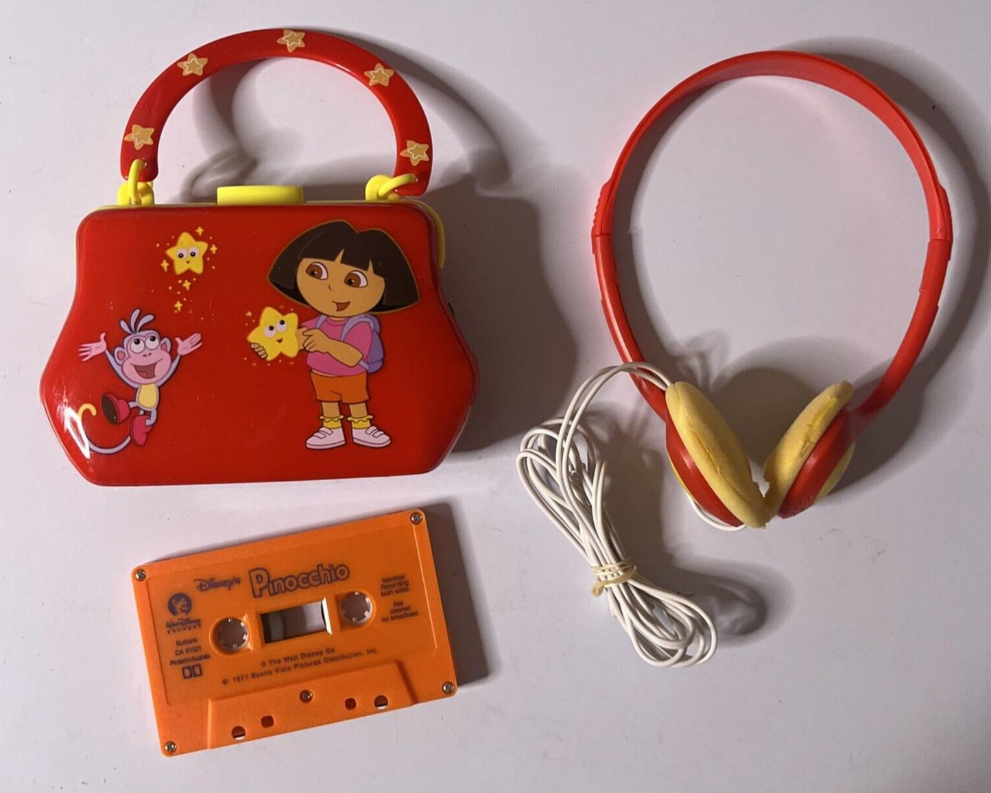 Dora The Explorer Portable Cassette Player With Headphones C66141