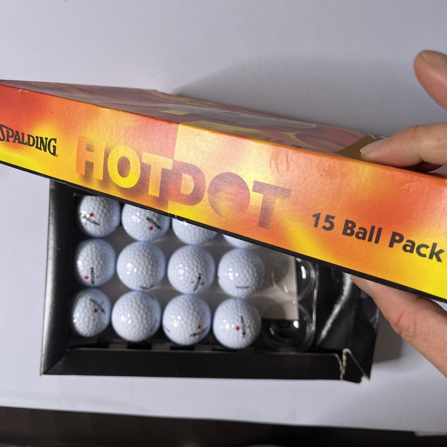 Spalding HOTDOT Golf Balls Distance Durability 13 pack Made in USA *Never Used*