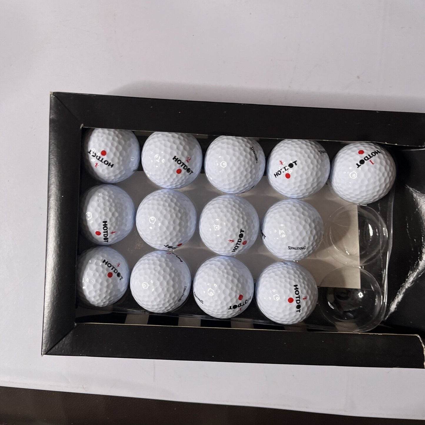 Spalding HOTDOT Golf Balls Distance Durability 13 pack Made in USA *Never Used*