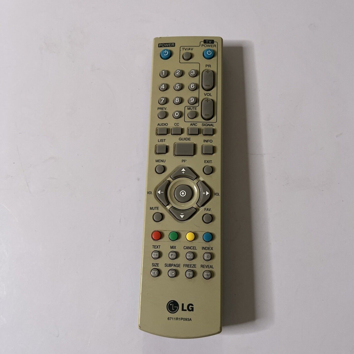 Genuine LG 6711R1P093A Remote Control  for LST5100P, LST6100P, LST-5100P, LST-61