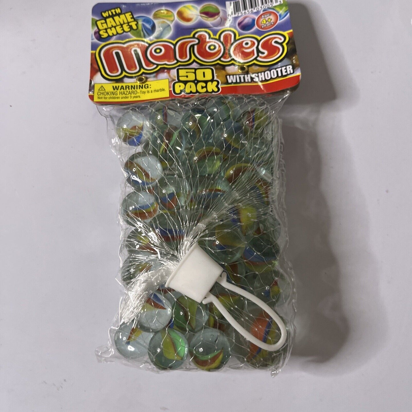 Marbles 50 Pack With Game Sheet *New*