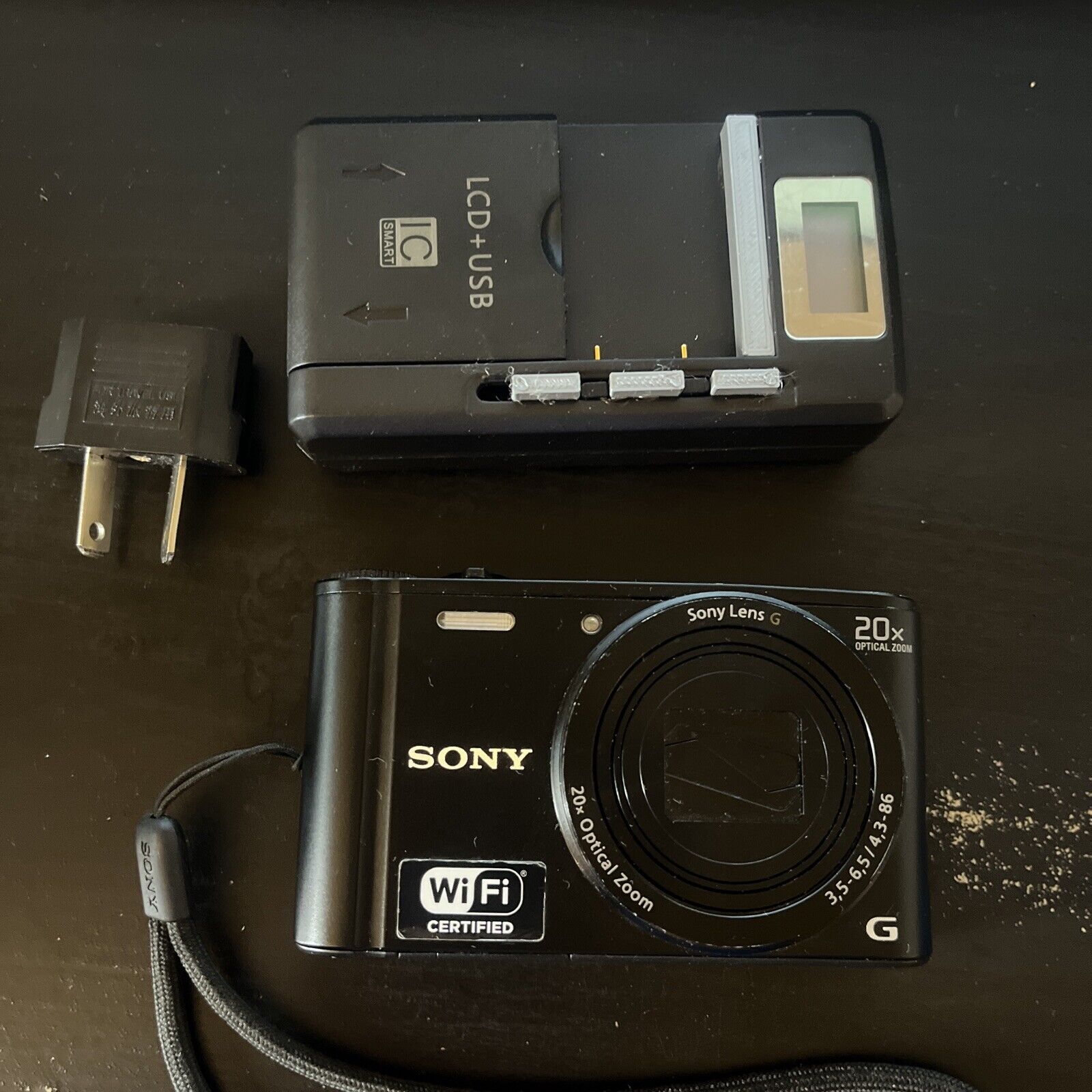 Sony Cyber-Shot HD AVCHD Exmor R 18.2MP DSC-WX300 Digital Camera Wifi ...