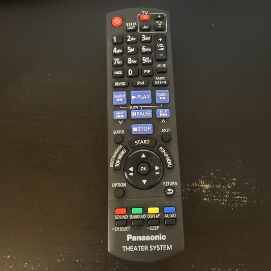 Genuine Panasonic N2QAKB000090 Remote Control For Theater System SABT230 SABT330