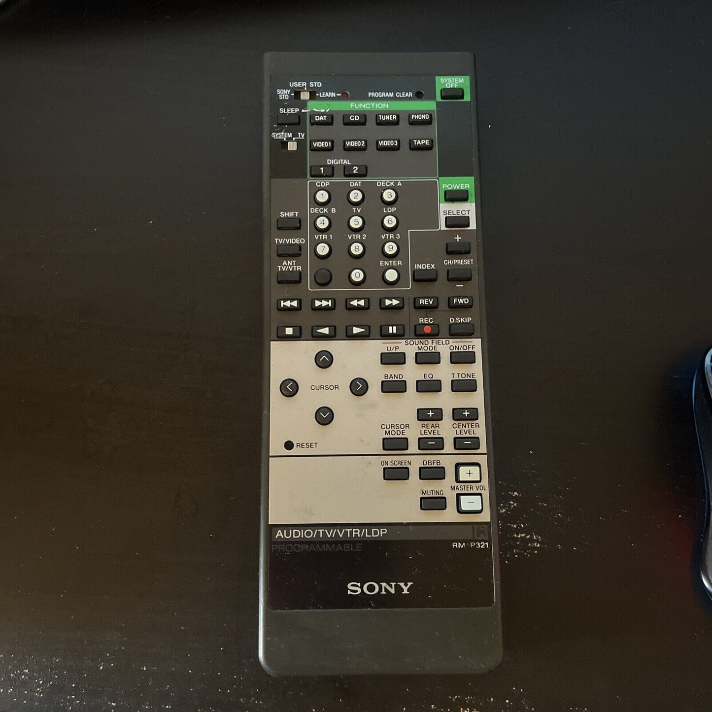 Genuine Sony RM-P321 Remote Control Programmable *Doesn't Work - For Parts*