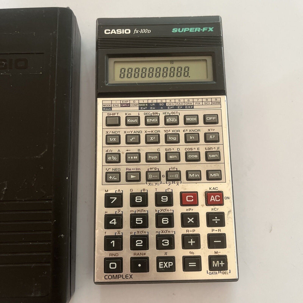 Casio Fx-100D Super-Fx Scientific Calculator – Retro Unit