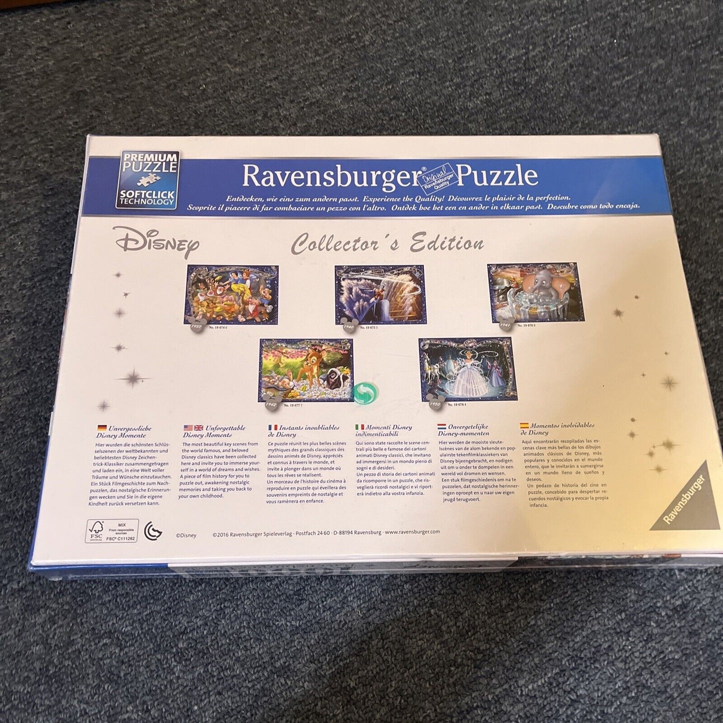 *New Sealed* Disney Dumbo 1941 Collector's Edition Ravensburger 1000 Pieces