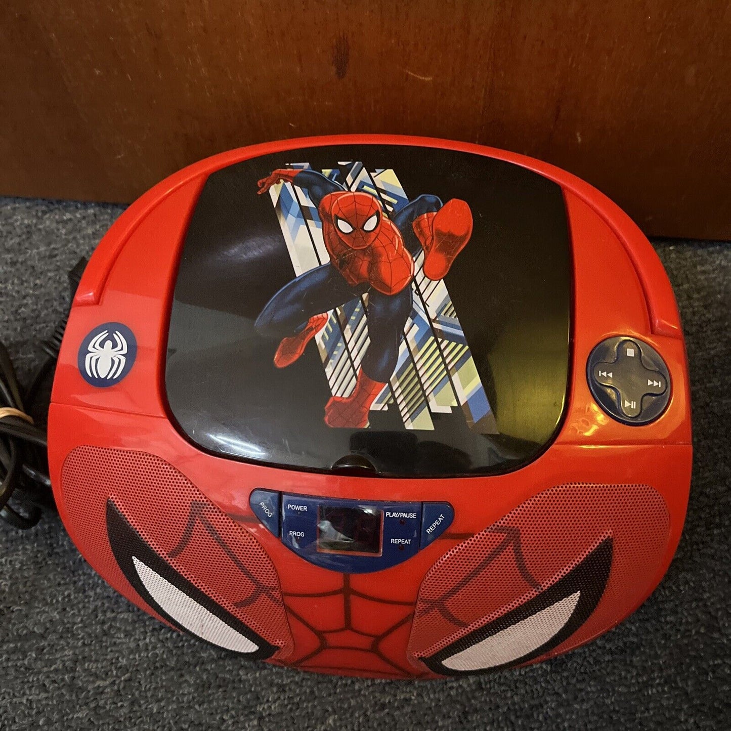 Spider-Man Portable CD Player With AM/FM Radio 56344 2014