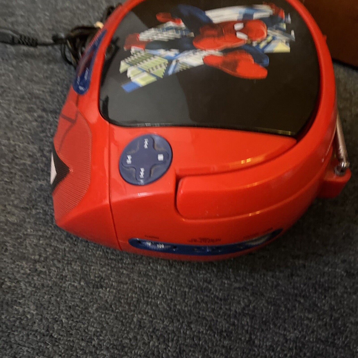 Spider-Man Portable CD Player With AM/FM Radio 56344 2014