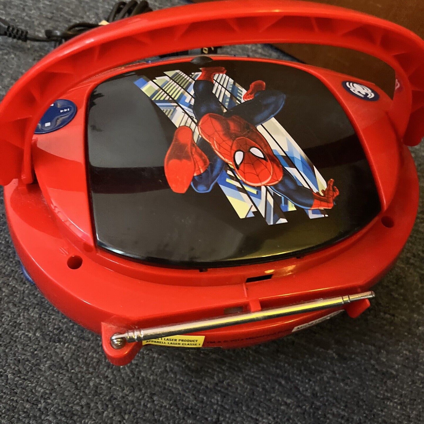 Spider-Man Portable CD Player With AM/FM Radio 56344 2014