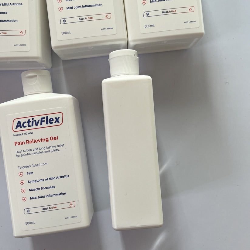 5 Pack ActivFlex Pain Relieving Gel 500ml (Flexall 454 Alternative