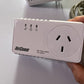 2x Netcomm Powerline Adapters NP204 Pass-Through Socket 200mbps