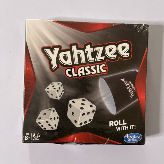 *New Sealed* Yahtzee Classic Mini Version Family Dice Game Hasbro Travel Size