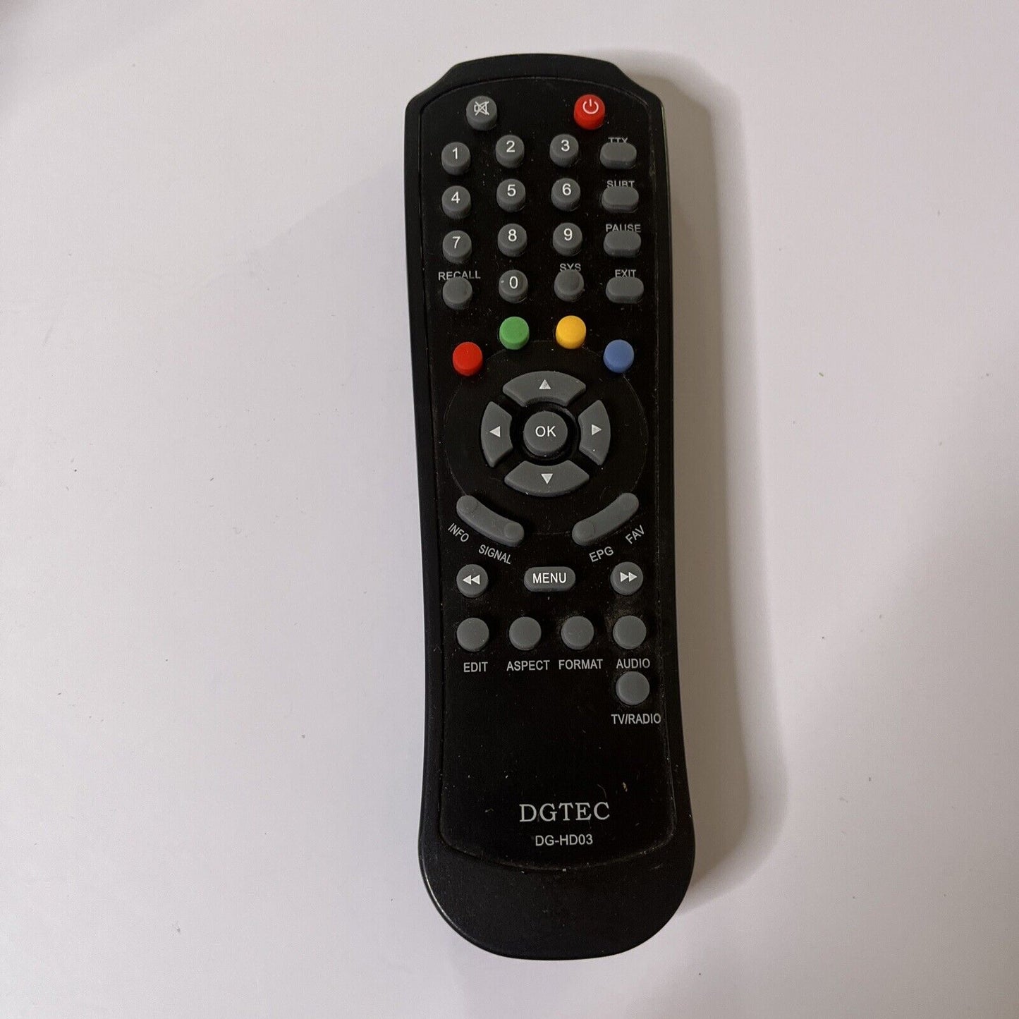 Genuine DGTEC DG-HD03 Remote Control for HDTV Set-Top Box STB