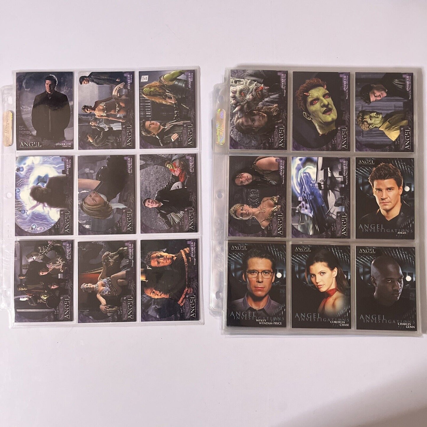 Angel Premium Trading Cards: Folder And 270 Cards Inkworks