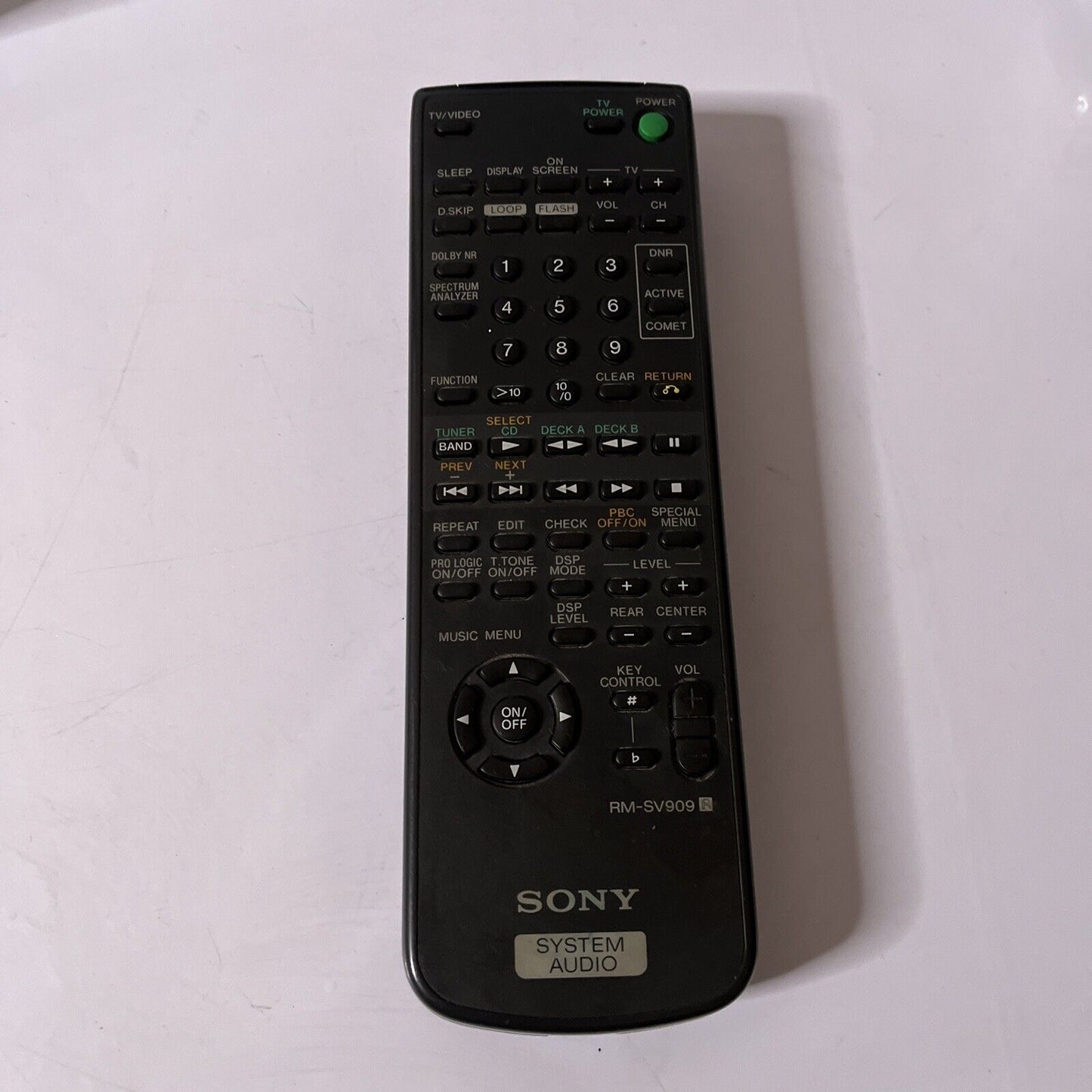 Genuine Sony RM-SV909 Remote Control System Audio