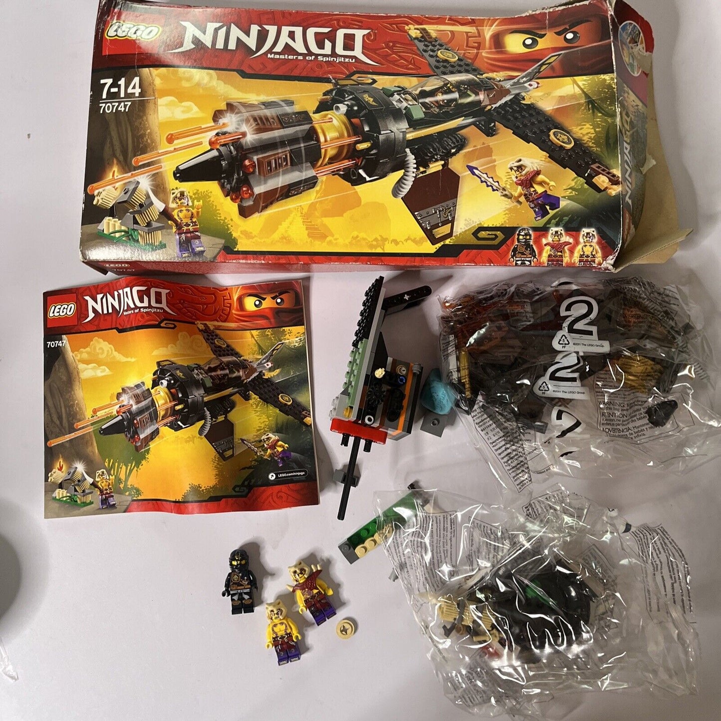 LEGO NINJAGO: Boulder Blaster (70747) *Incomplete - Not Counted*