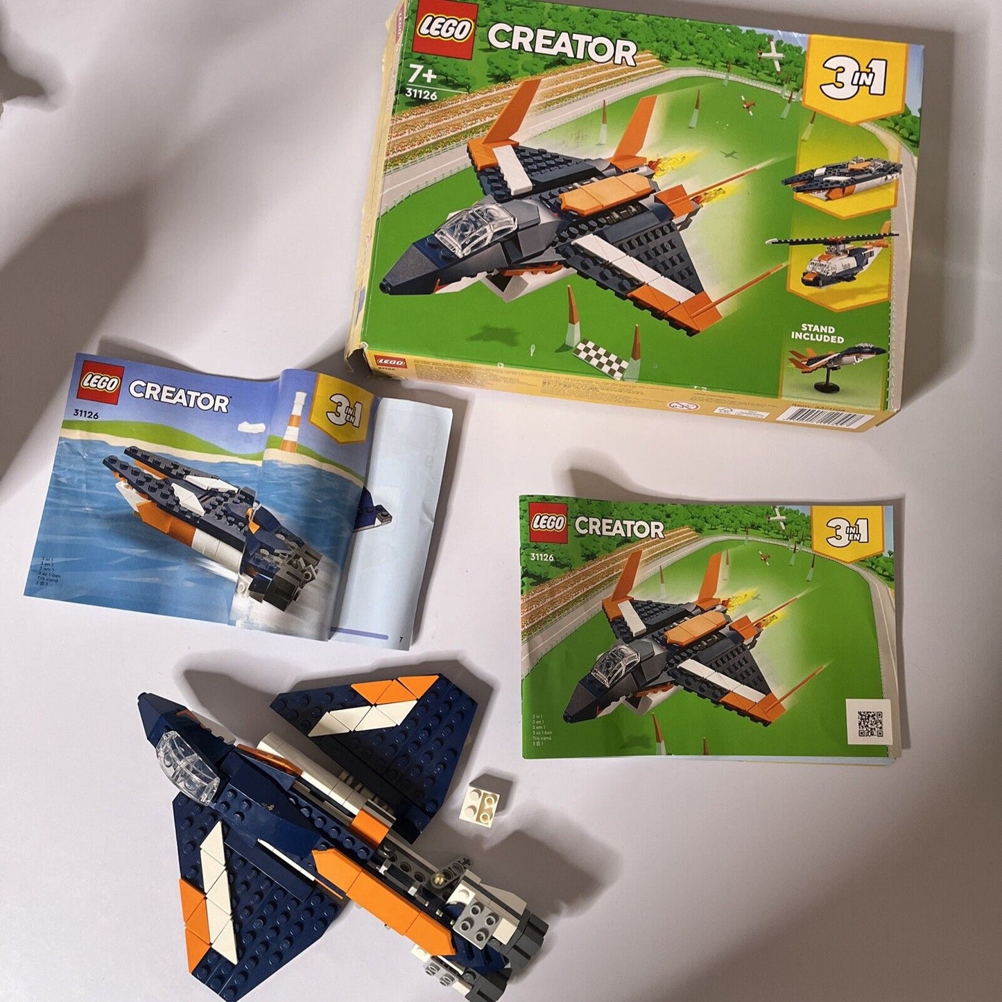 LEGO CREATOR: Supersonic-jet (31126) Incomplete - Uncounted