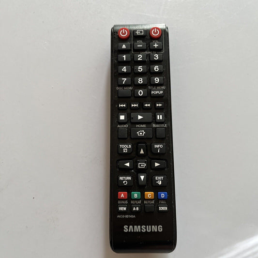 Genuine Samsung  AK59-00149A Remote Control for Bluray Player