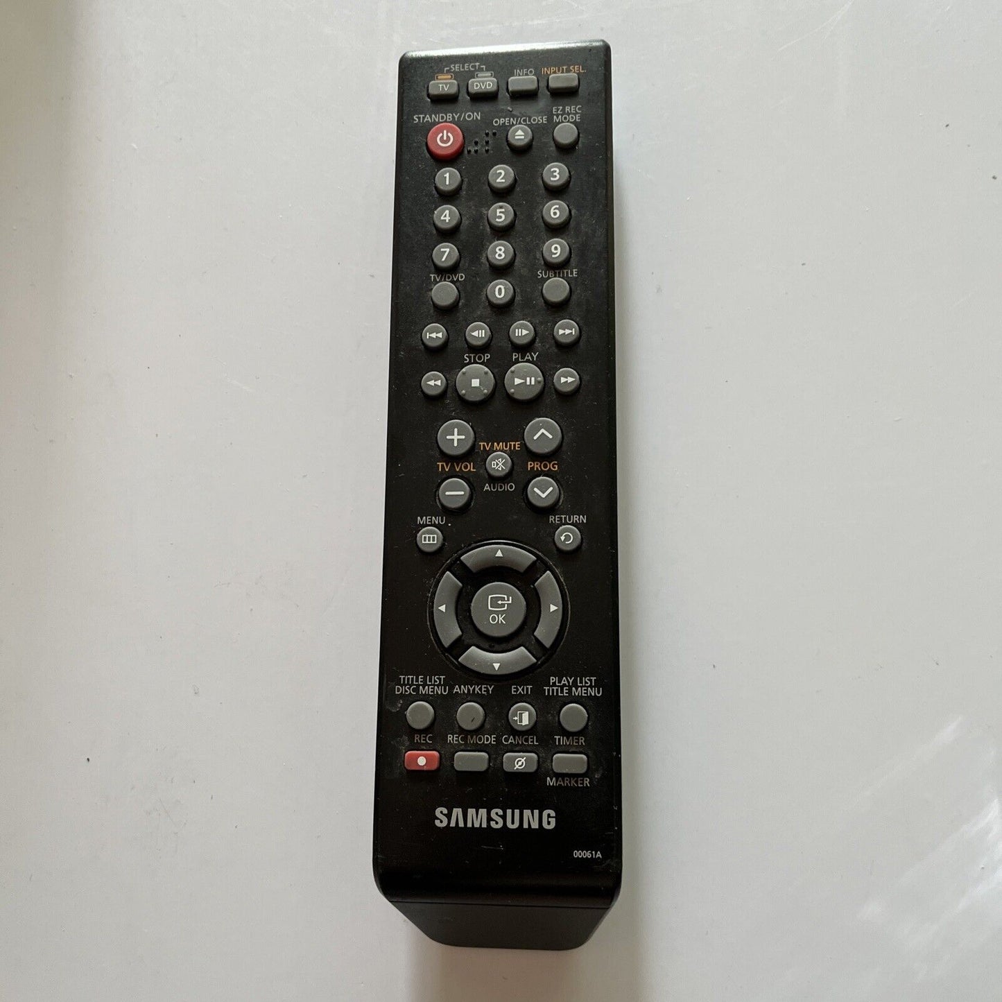 Genuine Samsung 00061A Remote Control *No Battery Lid*