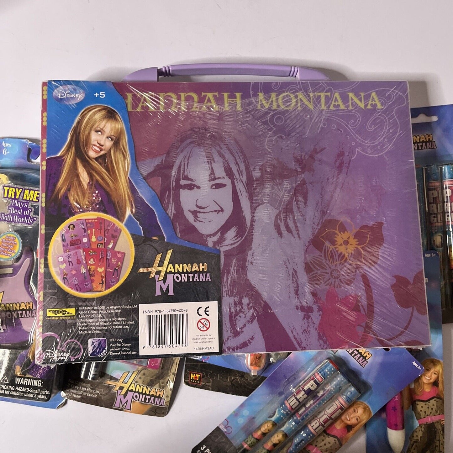 *New* Hannah Montana: Sticker Activity Case, Pad, Pen, Stationary Pack,