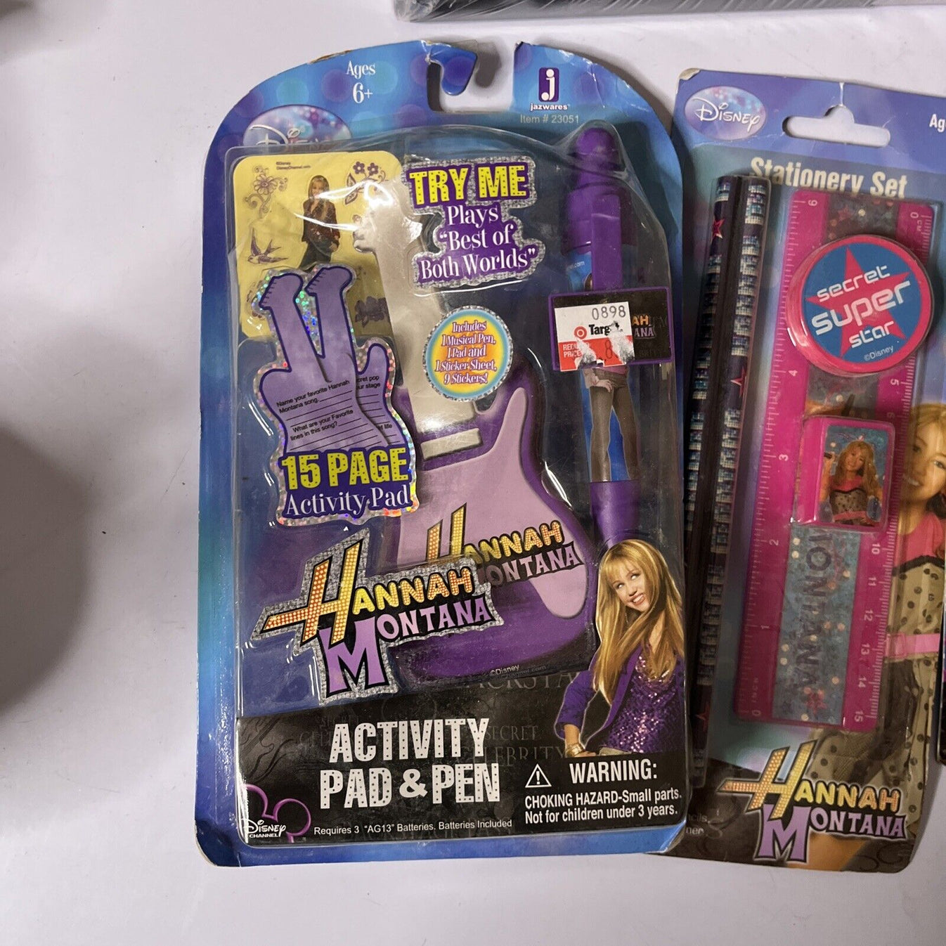 *New* Hannah Montana: Sticker Activity Case, Pad, Pen, Stationary Pack ...